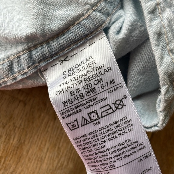 Gap boys shirt set size S(6-7) - Picture 6 of 9